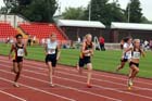 Girls under-13s 100 metres at the Gateshead Tartan Games Open.